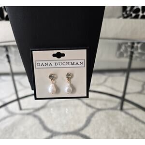 💘 Pick 3 For $15 Dana Buchman Gold Pearl Earrings New